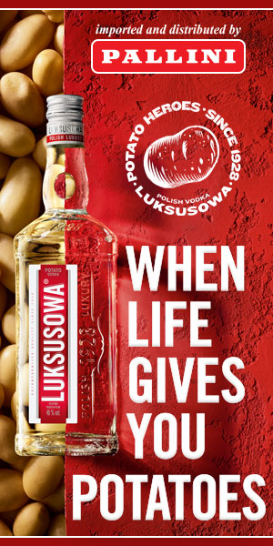 Luksusowa Vodka - When Life Gives You Potatoes - importata e distribuita da Pallini SpA