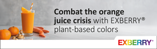 Combat the orange juice crisis with EXBERRY plant-based colors