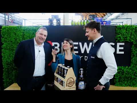 Chris Heinze di Kulmbacher e Stefano Baldan di Brewrise a Beer&amp;Food Attraction 2023