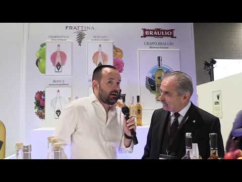 Grappa Frattina e Braulio presentate dal Sommelier Fiorenzo Detti a Grappa Experience