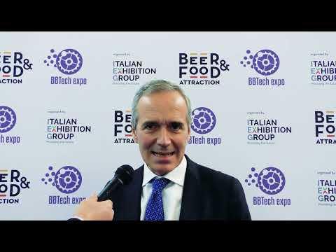 Intervista ad Alfredo Pratolongo presidente di Assobirra a Beer &amp; Food Attraction 2023