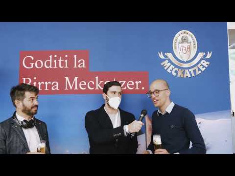 Michael Theiner e Daniel Grassl allo stand di Meckcatzer a Hospitality Riva 2022