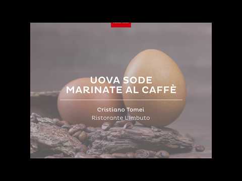 Marinated boiled egg with Sri Polson coffee especially created for Easter by Cristiano Tomei