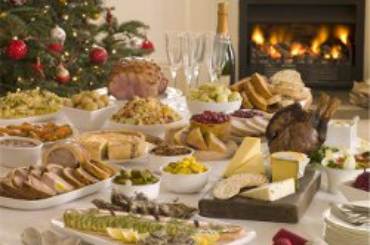 natale tavola imbandita