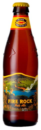 Kona Fire Rock Pale Ale Bottiglia Birra Vetro 355