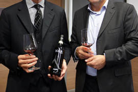 Casimiro Maule Direttore Nino Negri e Davide Mascalzoni, Direttore Generale Gruppo Italiano Vini