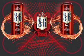 Nuova lattina birra Bavaria 8.6 Red