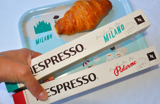 Nespresso milano e palermo astucci