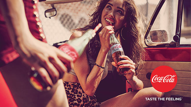 Campagna Globale Coca Cola Taste the Filling