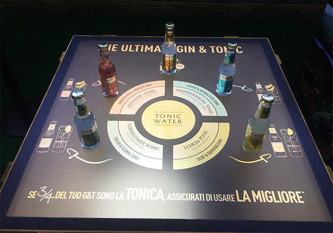 Gamma di Tonic Water Fever Tree presentata al Gin Day