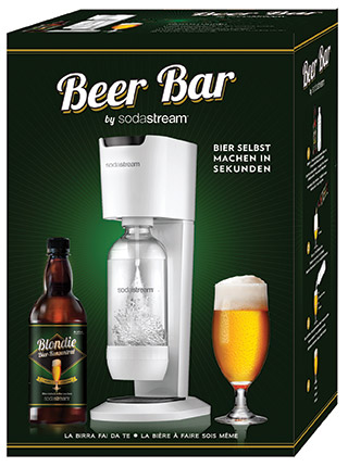 BEER BAR by SODASTREAM: il nuovo sistema per farsi la birra partendo da un  concentrato di birra