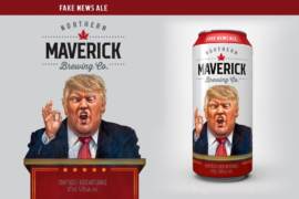 Maverik Fake news Ale - Donald Trup - birra politici