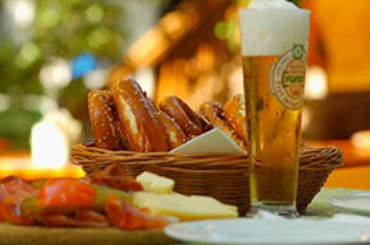 Birra Forst con pane