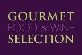 Gourmet food & wine selection