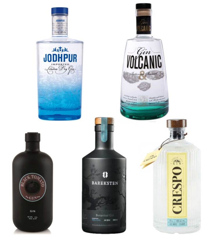 Five Senses by Mavi Drink gamma premium gin: Jodhpur, Volcanic, Bareksten, Black Tomato, Crespo - theGINDay 2018