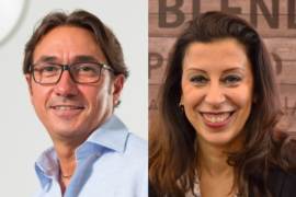 a sinistra Luigi Morello e a destra Barbara Chiassai