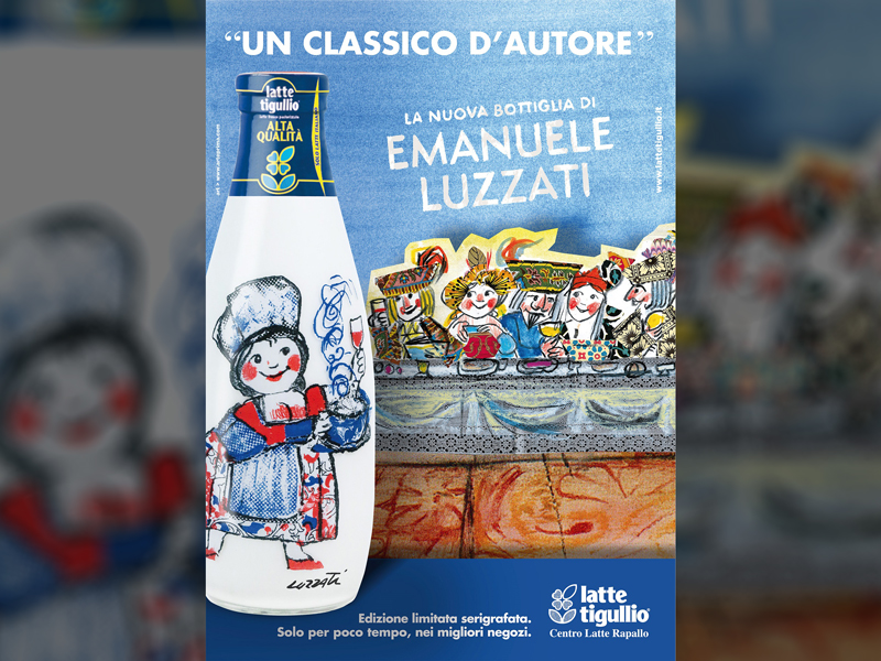 Centro Latte Rapallo presenta la nuova bottiglia d’autore di Lele Luzzati prodotta da O-I - Beverfood.com
