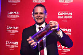 Corey Squarzoni vincitore Campari Barman Competition 2020