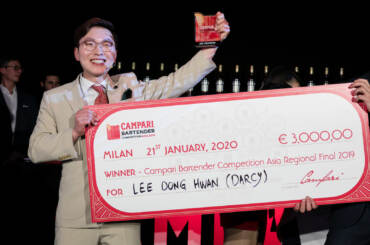 Dong Hwan Lee detto Dacy vincitore della Campari Bartender Competition Asia