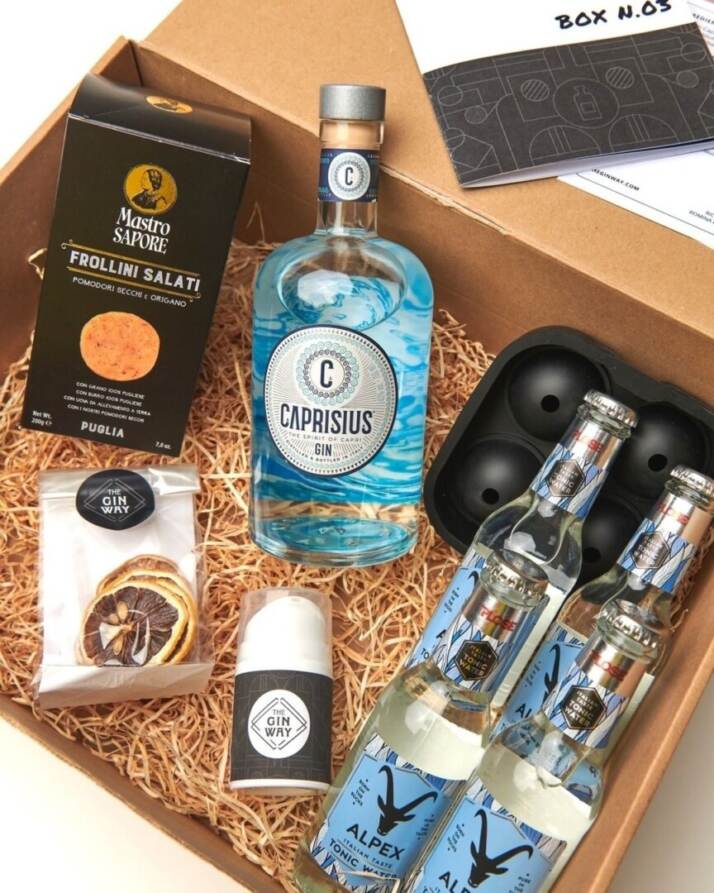 The Gin Way - Box n.3 Caprisius Gin, Alpex Supreme Tonic Water