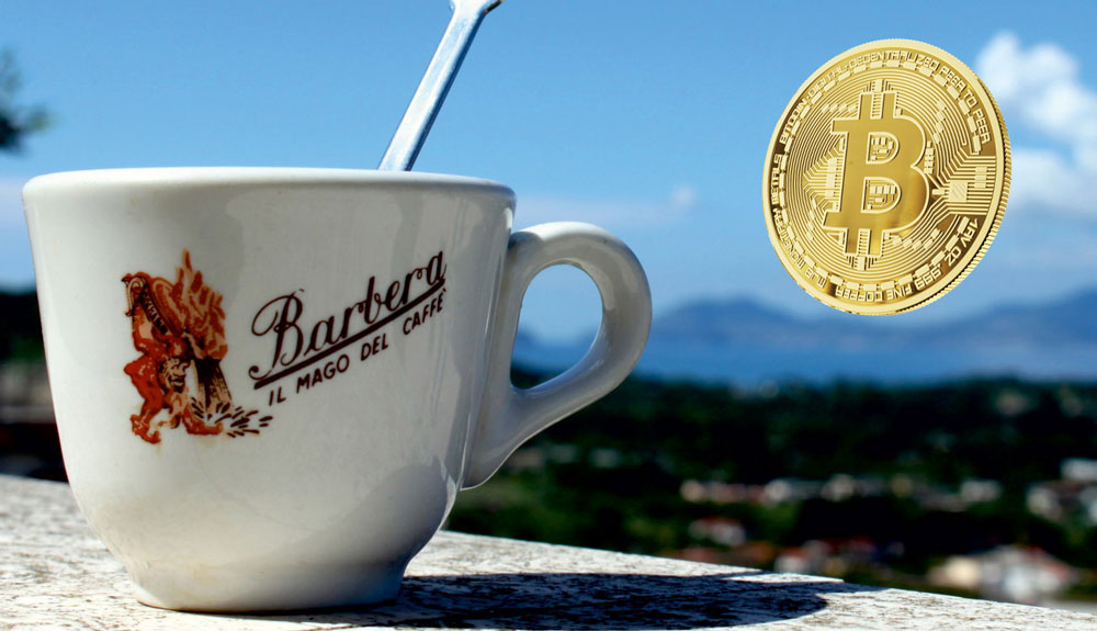 comprare il caffè con bitcoin)