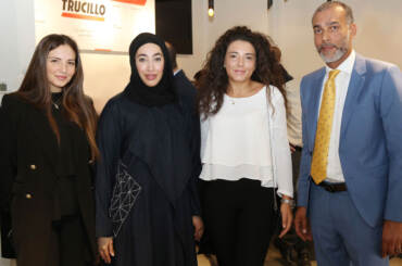 Antonia Trucillo, Muzna Al Otaiba, Andrea Trucillo e Younis Al Bishari, general manager MHAO Group