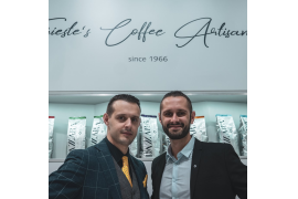 Marco e Andrea Bazzara, rispettivamente e Responsabile Qualità e Sales Export Manager della Bazzara Espresso