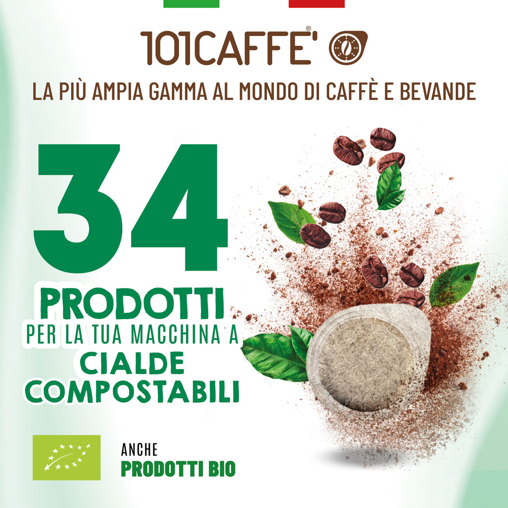 101Caffè, cialde compostabili: che gusto c'è?
