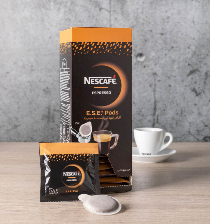 Nescafé e Nestlé Professional presentano le cialde espresso con sistema ESE
