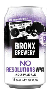 Bronx Brewery NO Resolutions Ipa - Birra confezione