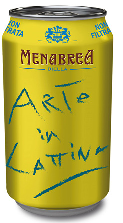 Birre Menabrea Arte IN Lattina Non Filtrata confezione