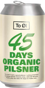 TO Øl 45 Days Organic Pilsner - Birra confezione