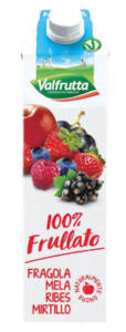 Marchi Bibite Valfrutta Frullato 100% confezione