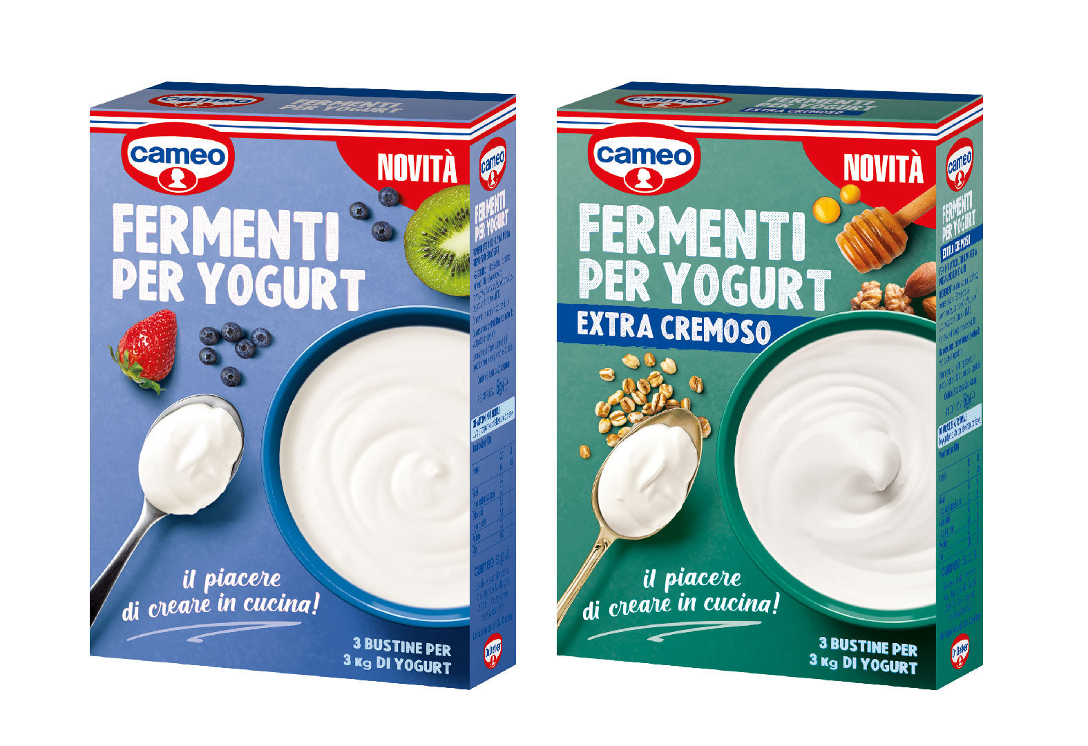 cameo porta i Fermenti per Yogurt per la prima volta sugli scaffali della  GDO