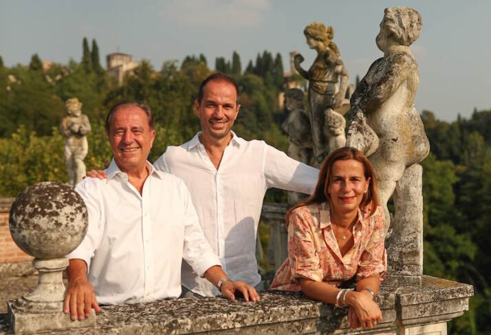 Armando, Alberto e Sarah Serena, proprietari di Montelvino