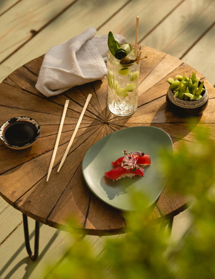 Terrazza Mirador - Roma - proposte di food pairing cucina giapponese e cocktails