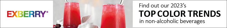EXBERRY by GNT: Find out our 2023's Top Color Trends in non-alcoholic beverages