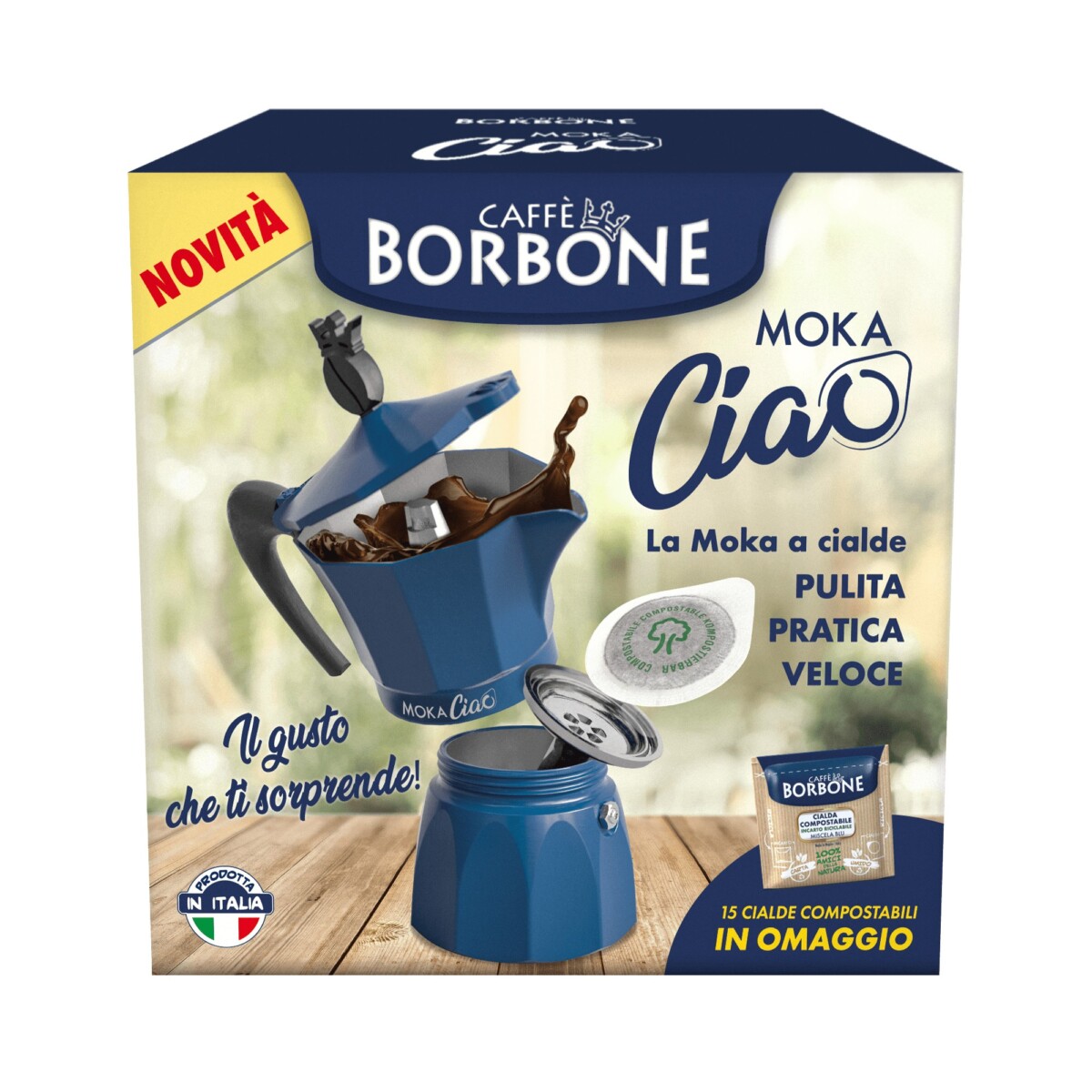 A Host 2023 Caffè Borbone presenta l'innovativa moka a cialde MokaCiao -  Vending Magazine