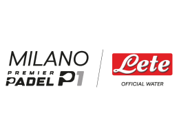 Acqua Lete official water del Milano Premier Padel P1 2023