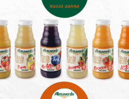 Almaverde Bio rinnova la linea di bevande frutta senza zuccheri aggiunti: 6 nuove referenze in vetro
