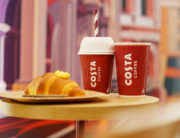 Costa Coffee debutta in Italia con la sua prima caffetteria a Fiumicino