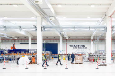 La nuova area dello stabilimento di Novi Ligure