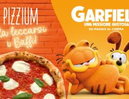Pizzium partner del nuovo cartoon “Garfield – Una missione gustosa”