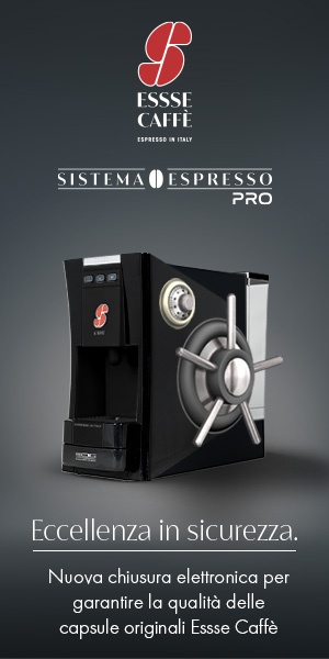 Essse Caffè - Sistema Espresso PRO - Eccellenza in sicurezza - Nuova chiusura elettronica per garantire la qualità delle caspule originali Essse Caffè