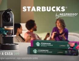 “È più di un caffè, è Starbucks® by Nespresso®”, on air la nuova campagna di comunicazione