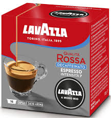 Lavazza Qualità Rossa Decaffeinato - Confezione / Etichetta / Logo