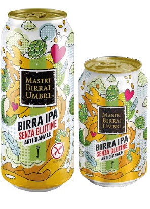 Birre Artigianali Mastri Birrai Umbri IPA senza glutine confezione