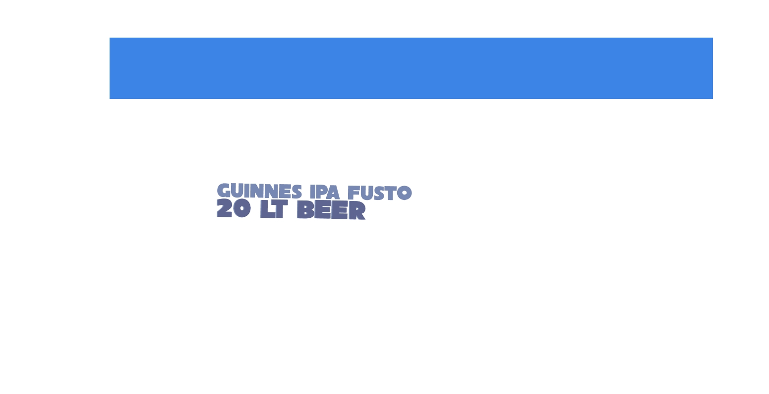 immagine Guinnes Ipa Fusto 20 LT