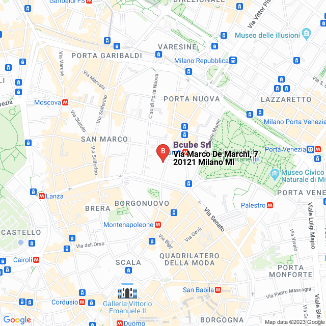 apri la mappa di Bcube Srl