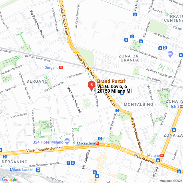 apri la mappa di Brand Portal